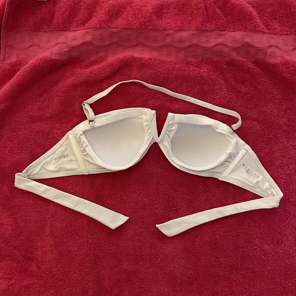 Infamous Swim Bandeau Top- white- small - Picture 2 of 6